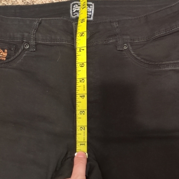 Superdry denim goods japan black denim tapered skinny jeans - Picture 2 of 14